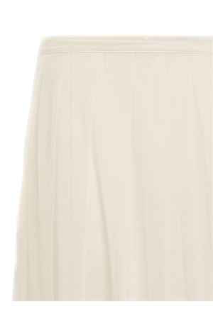 Cream tulle midi skirt ALPHA STUDIO | AD4750M2003